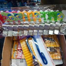 fischietti in metallo con laccio