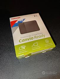 Hard disk esterno Toshiba Canvio Ready da 2TB 