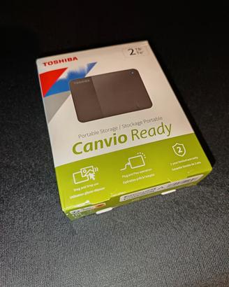 Hard disk esterno Toshiba Canvio Ready da 2TB 