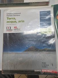 libro terra, acqua, aria primo anno