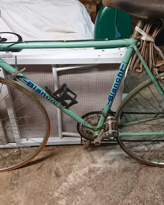 bici corsa bianchi anni 80