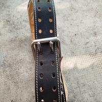 Cinturone per attività sportiva,cuoio, vintage 