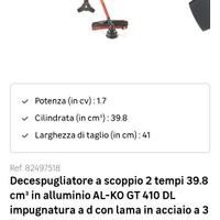 decespugliatore a scoppio