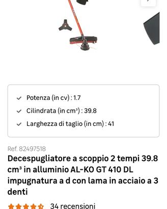 decespugliatore a scoppio