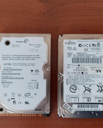 Hard disk ide 2,5" usati.