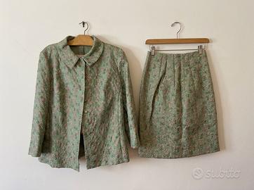 Tailleur vintage  sartoriale in broccato