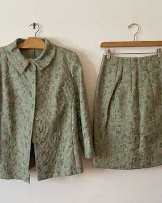Tailleur vintage  sartoriale in broccato