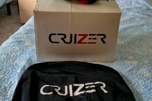 Casco Jet CRUIZER Moto e Scooter Nero Opaco - XL