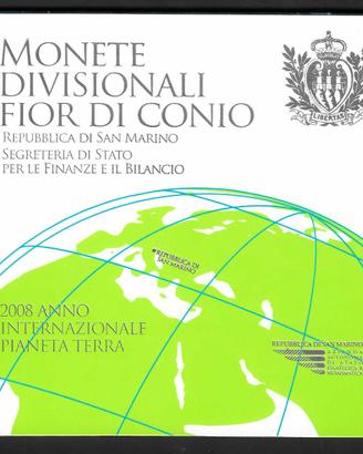 San Marino - Monete divisionali FdC ms69 2008
