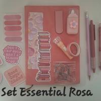 set cancelleria notebook segnalibro  penne adesivi