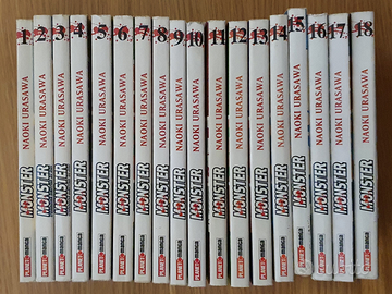 "Monster" Naoki Urasawa manga serie completa 1-18