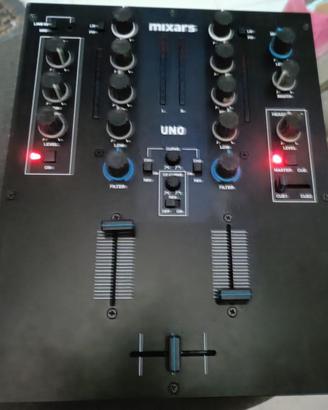 Mixer DJ Mixars UNO 2ch XLR con difetto