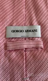 Giorgio Armani Cravatra rosa 100% Seta
