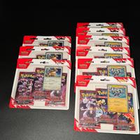 Pokemon Rivali Predestinati - 9X 3 Buste Blister