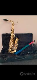 Sassofono contralto marca floret accessoriato