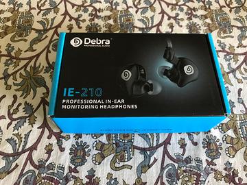 D Debra IE-210 Cuffie con Filo In Ear Monitor Prof