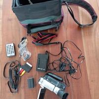 JVC Video Camera GR-DVL100 con accessori e borsa