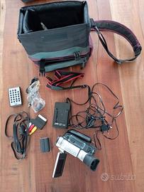 JVC Video Camera GR-DVL100 con accessori e borsa