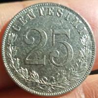 Regno d'Italia 25 centesimi 1902