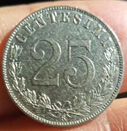 Regno d'Italia 25 centesimi 1902