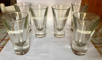 Bicchieri vintage d’epoca CHINA MARTINI anni 70