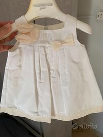 Vestito battesimo bimba Carlo Pignatelli e scarpe