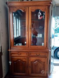 Mobile vetrina in ciliegio