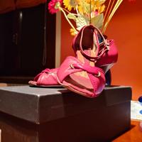 Sandali donna rossi Guglielmo Rotta N.39