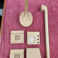 Set bagno Gedy, design Makio Hasuike anni 70