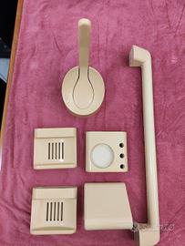 Set bagno Gedy, design Makio Hasuike anni 70