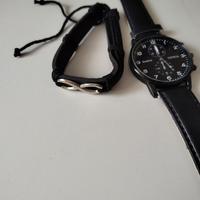 Orologio GENEVA uomo con bracciale in omaggio 