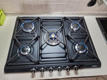piano cottura gas 5 fuochi-Smeg Mod. SR775AX