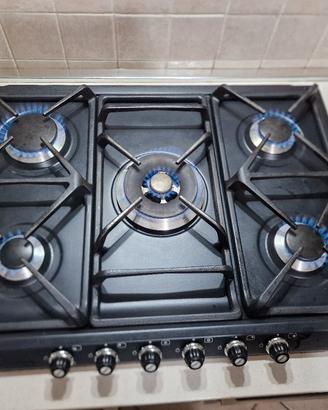 piano cottura gas 5 fuochi-Smeg Mod. SR775AX