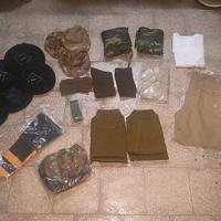 Magliette sbb, cintura e roba militare