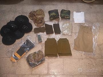 Magliette sbb, cintura e roba militare