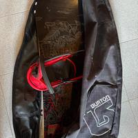 Tavola Snowboard Burton + Attacchi + Scarponi Vans