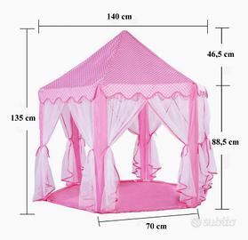 Tenda gioco principesse