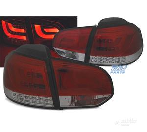 FANALI VOLKSWAGEN VW GOLF 6 08-12 BAR LED ROSSO FU