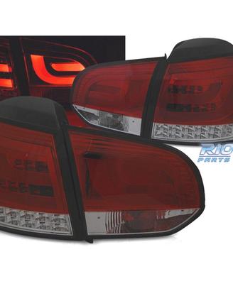 FANALI VOLKSWAGEN VW GOLF 6 08-12 BAR LED ROSSO FU