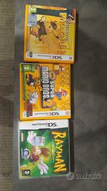 rayman, detective pikachu',super mario Bros per DS
