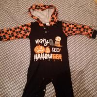 Costume vestito abito completo cappuccio neonato