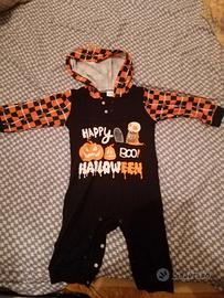 Costume vestito abito completo cappuccio neonato