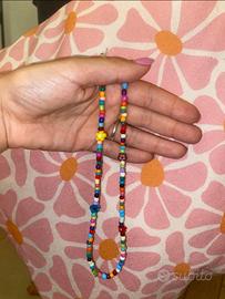 Collana dell’amicizia fiori di vetro