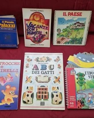 Lotto Libri Scuola e Infanzia Italiano vintage