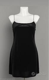 Vestito nero Tezenis con spalline a catena