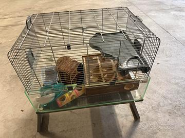 Gabbia criceto PANAS COLOUR 80 accessori vedi foto