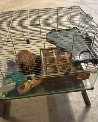 Gabbia criceto PANAS COLOUR 80 accessori vedi foto