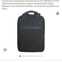 Zaino Tucano nuovo per portatili fino 14 pollici