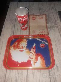 Kit 3 pz. Memorabilia Vintage Coca-Cola Natale