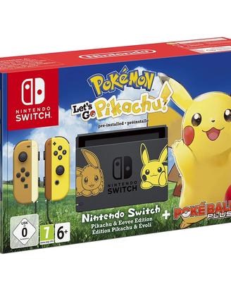 Console switch serigratata let’s go evee e pikachu